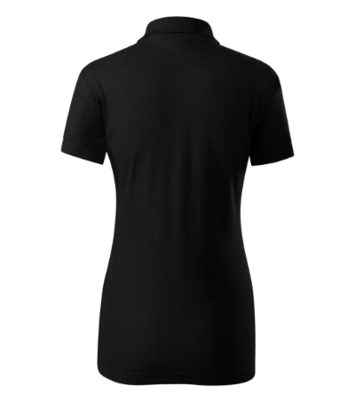 PICCOLIO JOY Women's polo shirt in black - promotional clothing printed with your company logo
