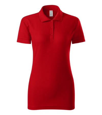 PICCOLIO JOY Women's polo shirt in red - promotional clothing printed with your company logo
