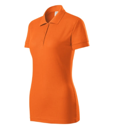 PICCOLIO JOY Women's polo shirt in orange - promotional clothing printed with your company logo