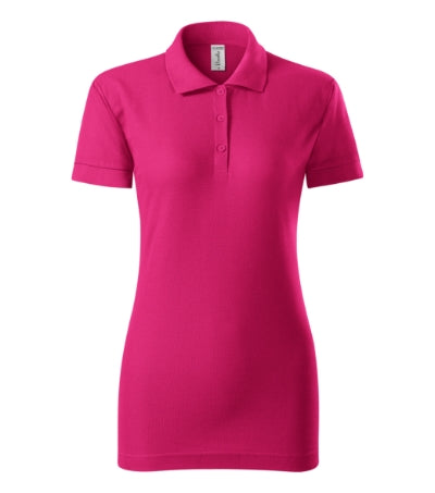 PICCOLIO JOY Women's polo shirt in magenta - promotional clothing printed with your company logo