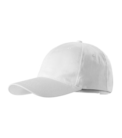 PICCOLIO SUNSHINE Unisex cap in white - promotional clothing printed with your company logo