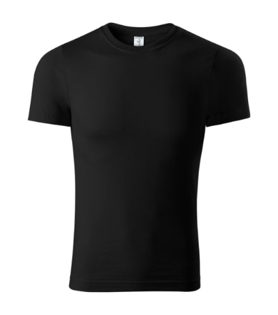 PICCOLIO PELICAN Kids' T-shirt in black - promotional clothing printed with your company logo