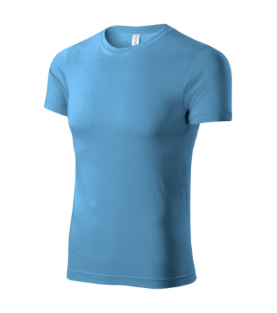PICCOLIO PELICAN Kids' T-shirt in azure blue - promotional clothing printed with your company logo