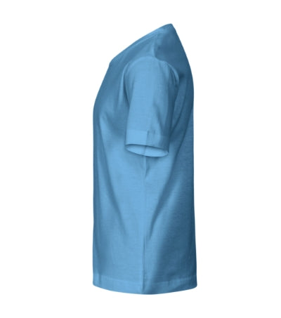 PICCOLIO PELICAN Kids' T-shirt in azure blue - promotional clothing printed with your company logo