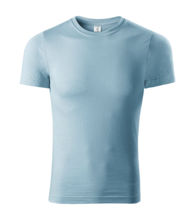 PICCOLIO PELICAN Kids' T-shirt in sky blue - promotional clothing printed with your company logo