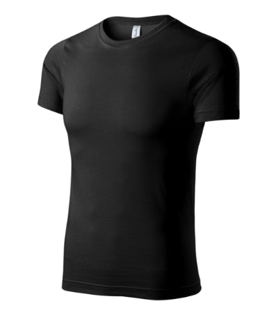 PICCOLIO PEAK Unisex T-shirt in black - promotional clothing printed with your company logo