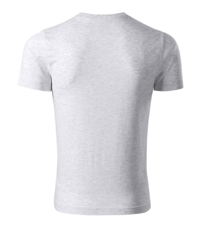 PICCOLIO PEAK Unisex T-shirt in ash melange - promotional clothing printed with your company logo