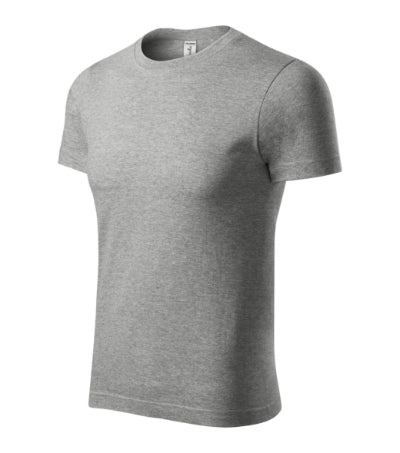 PICCOLIO PEAK Unisex T-shirt in dark gray melange - promotional clothing printed with your company logo