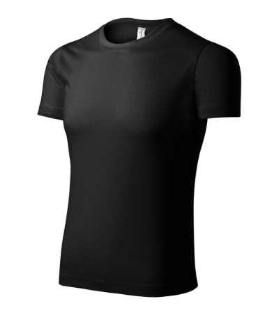 PICCOLIO PIXEL Unisex T-shirt in black - promotional clothing printed with your company logo