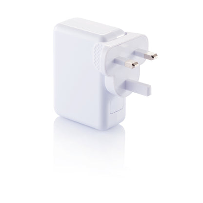 Travel plug with 4 USB ports