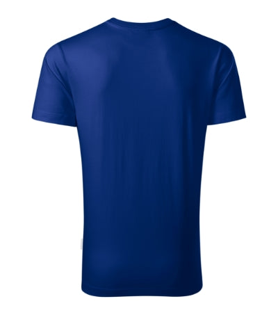 RIMECK RESIST Men's T-shirt in royal blue, brand label - promotional clothing printed with your company logo