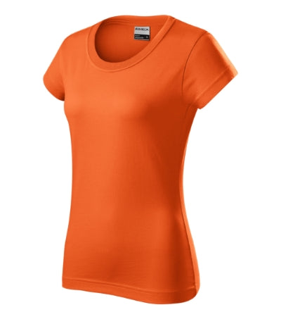RIMECK RESIST Women's T-shirt in orange - promotional clothing printed with your company logo