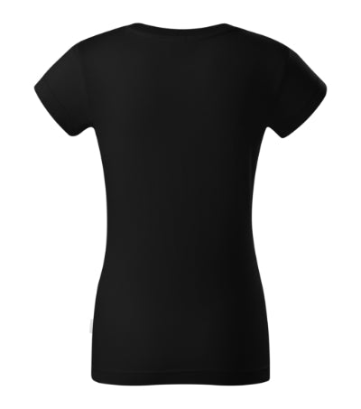 RIMECK RESIST Women's T-shirt in black, brand label - promotional clothing printed with your company logo