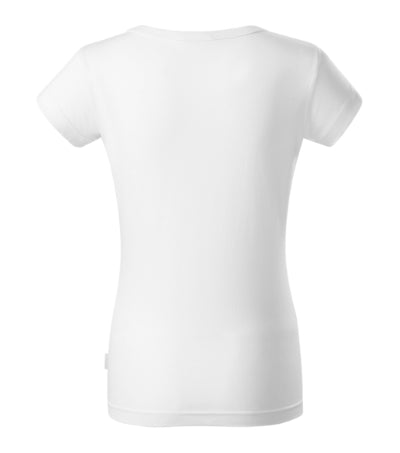 RIMECK RESIST Women's T-shirt in white, brand label - promotional clothing printed with your company logo