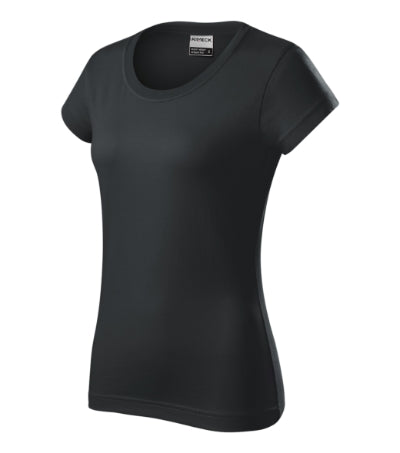 RIMECK RESIST HEAVY Women's T-shirt in ebony gray - promotional clothing printed with your company logo