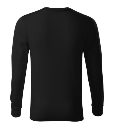 RIMECK RESIST LS Unisex T-shirt in black - promotional clothing printed with your company logo