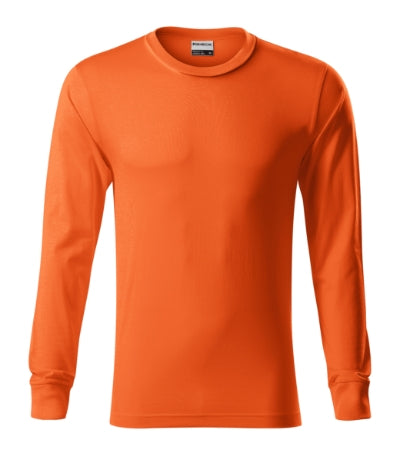 RIMECK RESIST LS Unisex T-shirt in orange - promotional clothing printed with your company logo