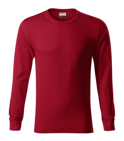 RIMECK RESIST LS Unisex T-shirt in marlboro red - promotional clothing printed with your company logo