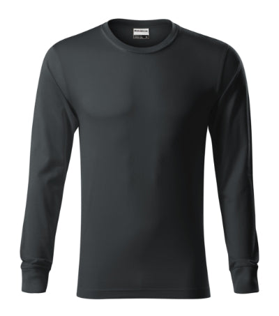 RIMECK RESIST LS Unisex T-shirt in ebony gray - promotional clothing printed with your company logo