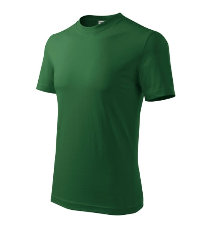 RIMECK BASE Unisex T-shirt in bottle green - promotional clothing printed with your company logo