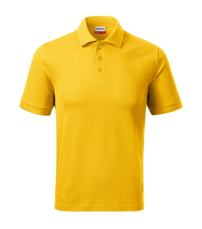 RIMECK RESIST HEAVY POLO Men's polo shirt in yellow - promotional clothing printed with your company logo