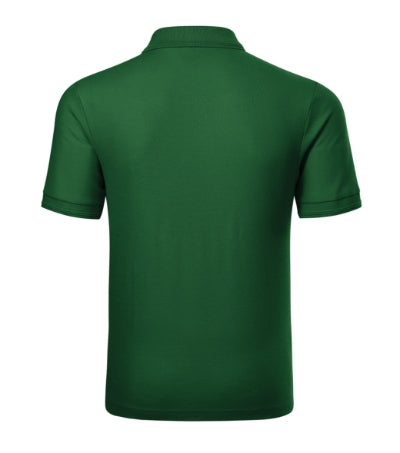 RIMECK RESERVE Men's polo shirt in bottle green - promotional clothing printed with your company logo