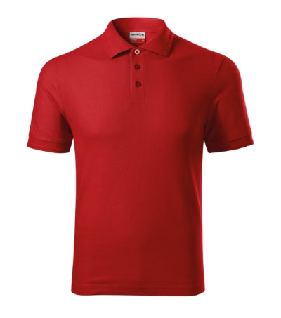 RIMECK RESERVE Men's polo shirt in red - promotional clothing printed with your company logo