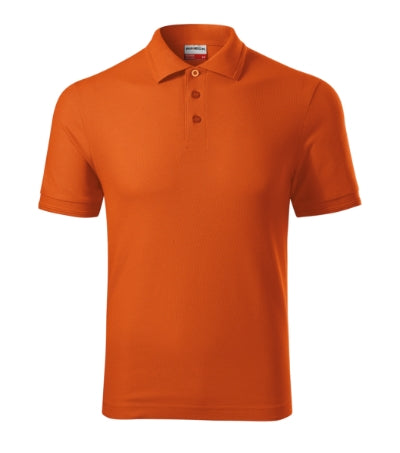 RIMECK RESERVE Men's polo shirt in orange - promotional clothing printed with your company logo