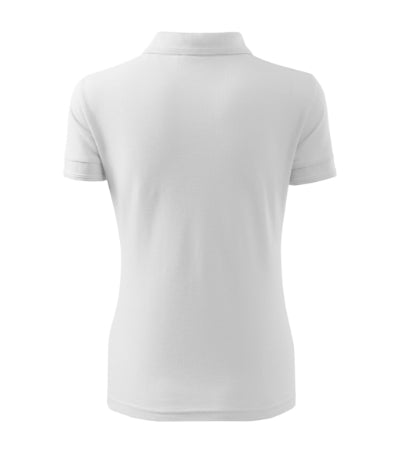 RIMECK RESERVE Women's polo shirt in white - promotional clothing printed with your company logo