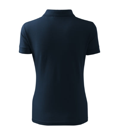 RIMECK RESERVE Women's polo shirt in navy blue - promotional clothing printed with your company logo