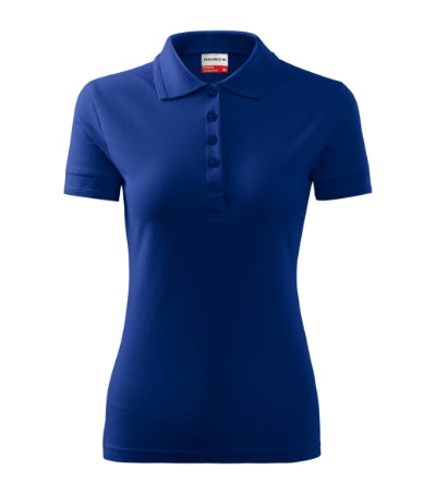 RIMECK RESERVE Women's polo shirt in royal blue - promotional clothing printed with your company logo