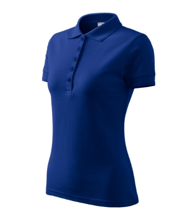 RIMECK RESERVE Women's polo shirt in royal blue - promotional clothing printed with your company logo