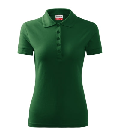 RIMECK RESERVE Women's polo shirt in bottle green - promotional clothing printed with your company logo