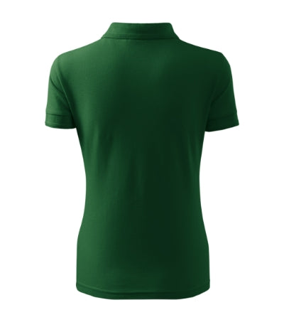 RIMECK RESERVE Women's polo shirt in bottle green - promotional clothing printed with your company logo