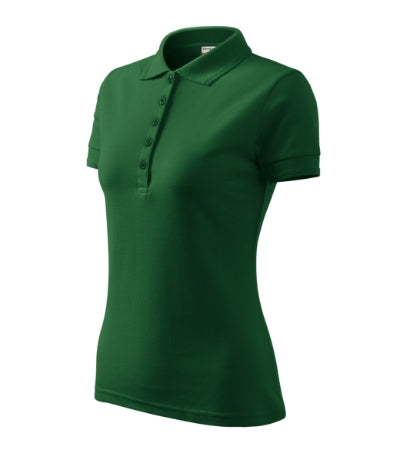 RIMECK RESERVE Women's polo shirt in bottle green - promotional clothing printed with your company logo