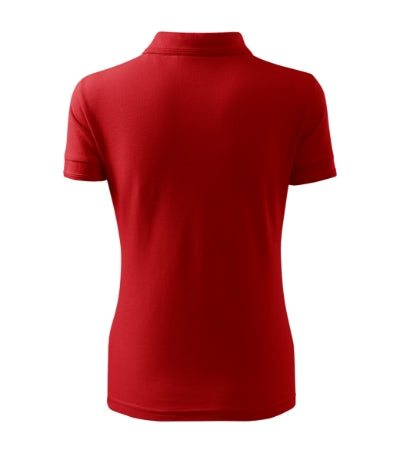 RIMECK RESERVE Women's polo shirt in red - promotional clothing printed with your company logo