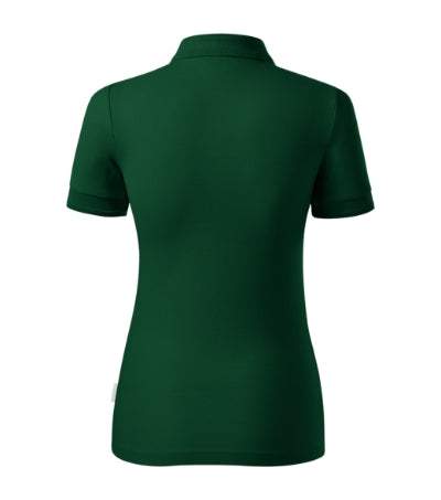 RIMECK RESERVE Women's polo shirt in dark green - promotional clothing printed with your company logo