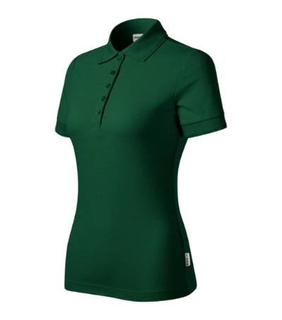 RIMECK RESERVE Women's polo shirt in dark green - promotional clothing printed with your company logo