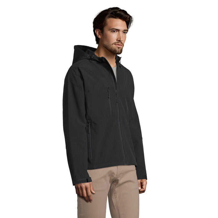 REPLAY UOMO - SOFTSHELL CON CAPPUCCIO