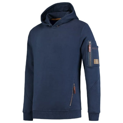 TRICORP PREMIUM HOODED SWEATER Men's sweatshirt in ink - promotional clothing printed with your company logo