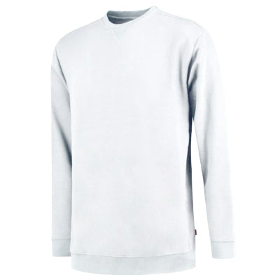 TRICORP SWEATER WASHABLE 60 °C Unisex sweatshirt in white - promotional clothing printed with your company logo