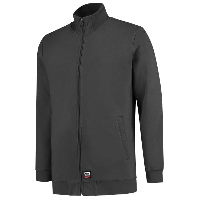 TRICORP SWEAT JACKET WASHABLE 60 °C Unisex sweatshirt in dark gray - promotional clothing printed with your company logo