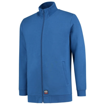 TRICORP SWEAT JACKET WASHABLE 60 °C Unisex sweatshirt in royal blue - promotional clothing printed with your company logo