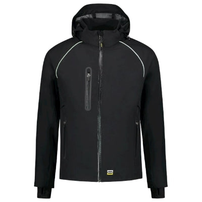 TRICORP TECH SHELL Unisex jacket in black - promotional clothing printed with your company logo