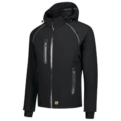 TRICORP TECH SHELL Unisex jacket in black - promotional clothing printed with your company logo