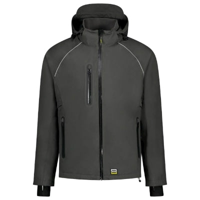 TRICORP TECH SHELL Unisex jacket in dark gray - promotional clothing printed with your company logo