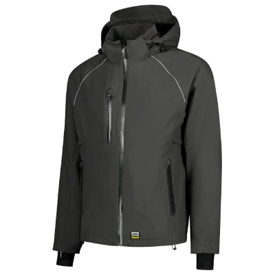 TRICORP TECH SHELL Unisex jacket in dark gray - promotional clothing printed with your company logo