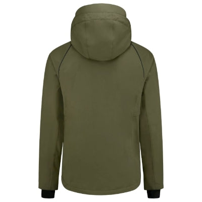 TRICORP TECH SHELL Unisex jacket in army - promotional clothing printed with your company logo