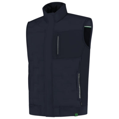 TRICORP PUFFER BODYWARMER REWEAR Unisex vest in ink - promotional clothing printed with your company logo