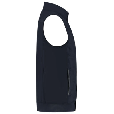 TRICORP PUFFER BODYWARMER REWEAR Unisex vest in ink - promotional clothing printed with your company logo